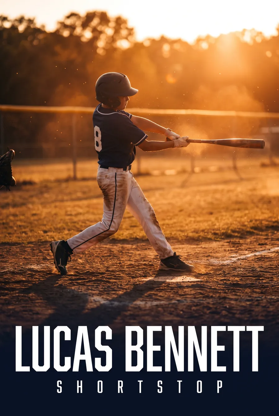 Golden Hour poster style