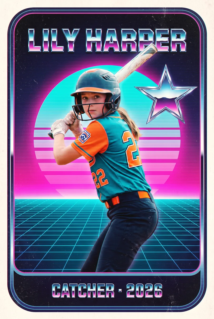Retro '85 poster style